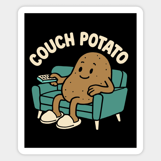 Couch Potato Magnet by CreativeSage